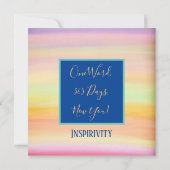 Vertrauen BoHo florale Ermutigung Inspiration Dankeskarte (Rückseite)