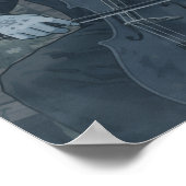 Vertrauen / Cellist / Park Poster (Ecke)