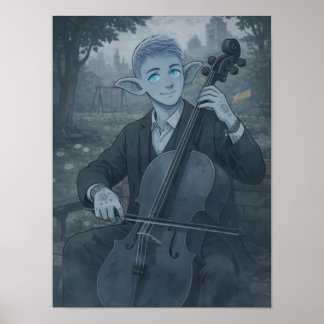 Vertrauen / Cellist / Park Poster
