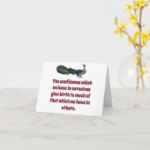 Vertrauen, das wir haben - Vertrauensvoranschlag Karte (Gelbe Blume)