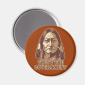 Vertrauen der Regierung Magnet (Vorderseite/Rückseite)