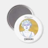 Vertrauen feiert starke Frauen-Sammlung Magnet (Vorderseite/Rückseite)