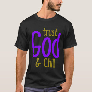 Vertrauen Gott und Gott hat meinen Rücken Glauben T-Shirt