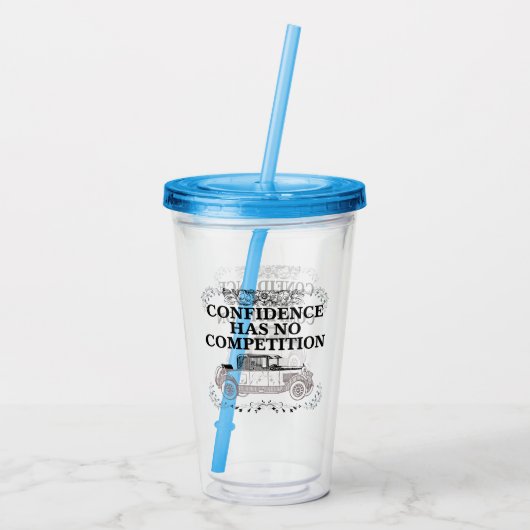 Vertrauen hat keinen Wettbewerb 06.w Acryltrinkbecher (Rückseite)