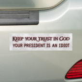 Vertrauen im Gott Autoaufkleber (Auf Auto)
