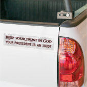 Vertrauen im Gott Autoaufkleber (Auf Lkw)