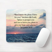 VERTRAUEN IM JEREMIAH 29:11 SONNENVERSE MOUSEPAD (Mit Mouse)