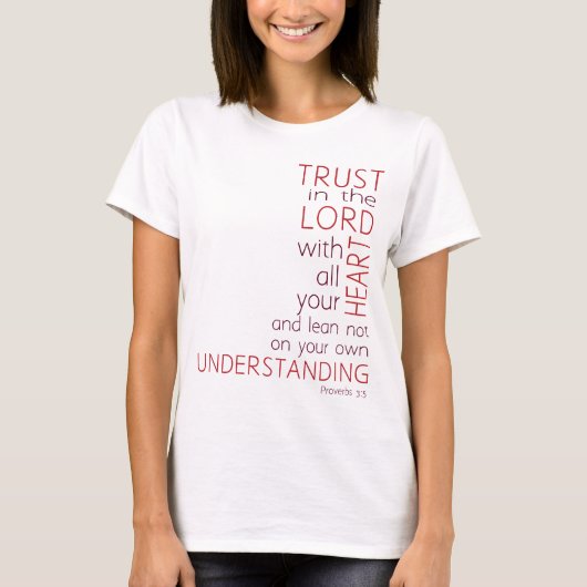 Vertrauen im Lord T-Shirt (Vorderseite)