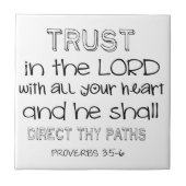 Vertrauen im Lord With All Your Heart Fliese (Vorderseite)