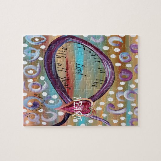 Vertrauen im Lord With All Your Heart Puzzle (Horizontal)