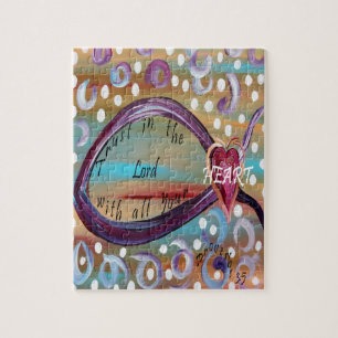 Vertrauen im Lord With All Your Heart Puzzle