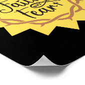 Vertrauen in Angst Poster (Ecke)