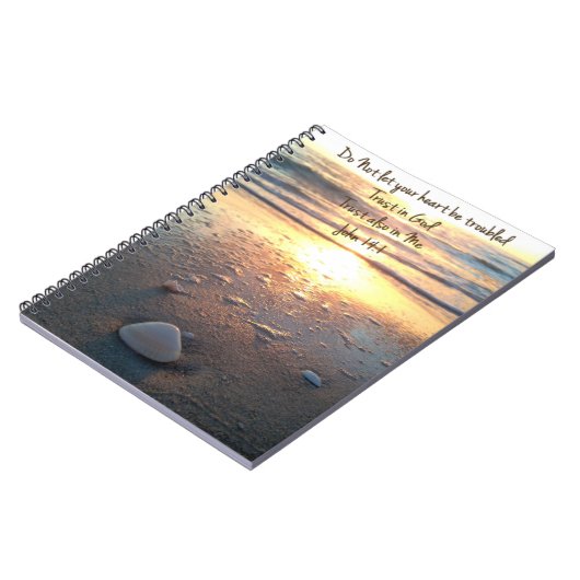 Vertrauen in das Gott-Notebook Notizblock (Linke Seite)