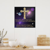 Vertrauen in das Lord Scripture Poster (Küche)