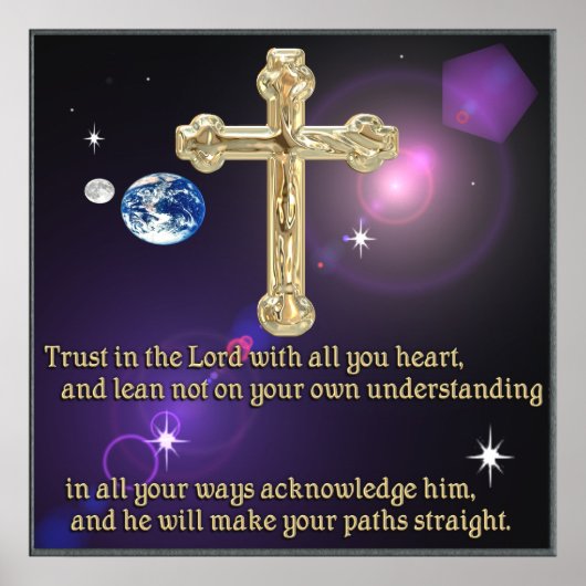 Vertrauen in das Lord Scripture Poster (Vorne)