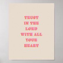 Vertrauen in das Lord Sprichwort 3:5-6 Bible Verse