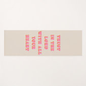 Vertrauen in das Lord Sprichwort 3:5-6 Bible Verse Yogamatte (Vorderseite (Horizontal))