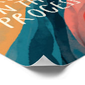 Vertrauen in das Prozessplakat Poster (Ecke)
