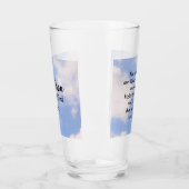 Vertrauen in den Blue Sky Individuelle Name Inspir Glas (Links)