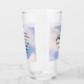 Vertrauen in den Blue Sky Individuelle Name Inspir Glas (Rechts)