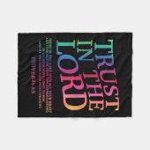 Vertrauen in den Christlichen Herrn Jesus Gott Sch Fleecedecke (Vorderseite (Horizontal))