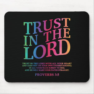 Vertrauen in den Christlichen Herrn Jesus Gott Sch Mousepad