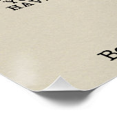 Vertrauen in den Glauben Poster (Ecke)