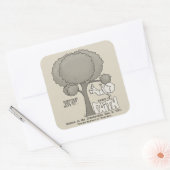 Vertrauen in den Glauben Quadratischer Aufkleber (Umschlag)