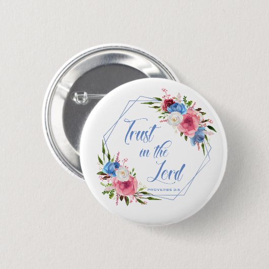 Vertrauen in den Herrn Button (Vorne & Hinten)
