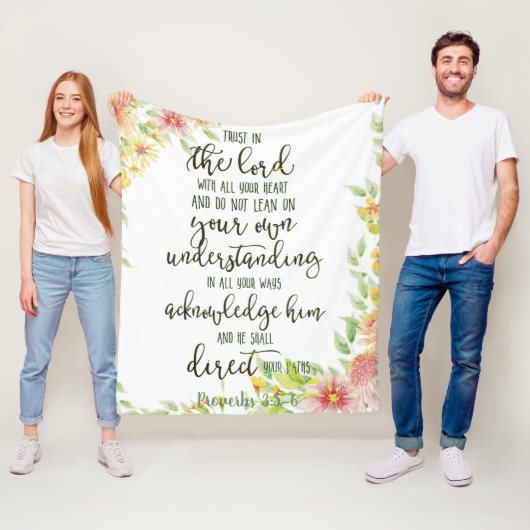 Vertrauen in den Herrn Fleecedecke (Beispiel)