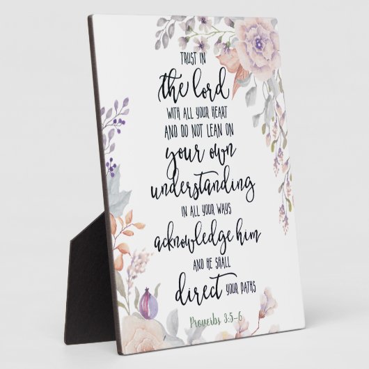 Vertrauen in den Herrn Fotoplatte (Seite)