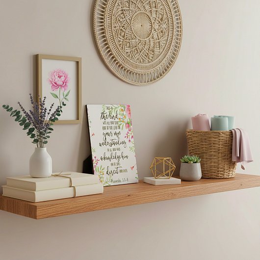 Vertrauen in den Herrn Fotoplatte