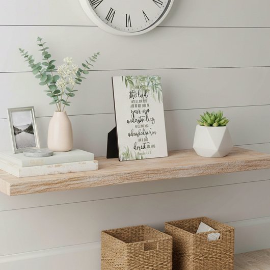 Vertrauen in den Herrn Fotoplatte