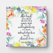 Vertrauen in den Herrn Fotoplatte (Vorderseite)