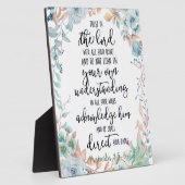 Vertrauen in den Herrn Fotoplatte (Seite)