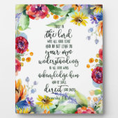 Vertrauen in den Herrn Fotoplatte (Vorderseite)