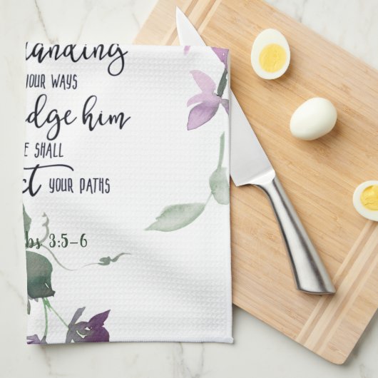 Vertrauen in den Herrn Geschirrtuch (Viertel Falte)