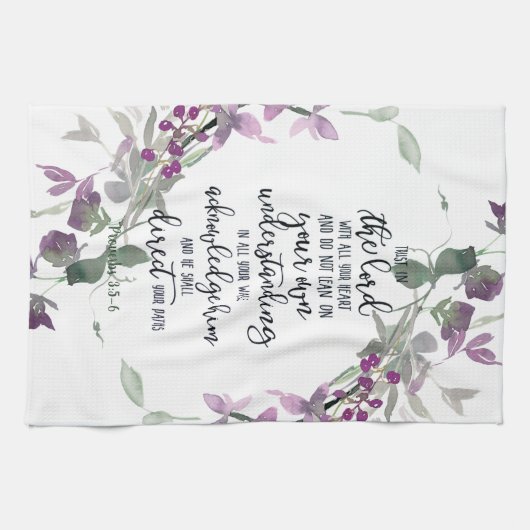 Vertrauen in den Herrn Geschirrtuch (Horizontal)