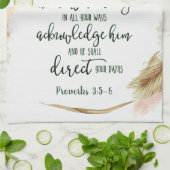 Vertrauen in den Herrn Geschirrtuch (Gefaltet)