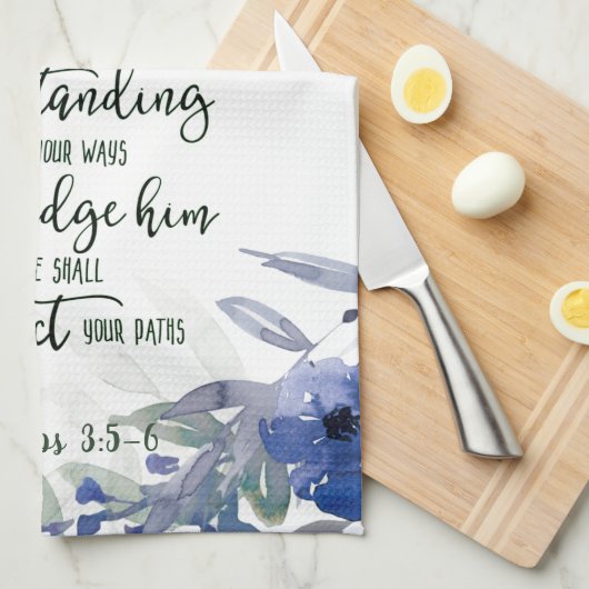 Vertrauen in den Herrn Geschirrtuch (Viertel Falte)