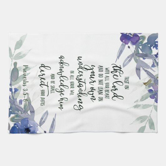 Vertrauen in den Herrn Geschirrtuch (Horizontal)