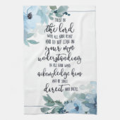 Vertrauen in den Herrn Geschirrtuch (Vertikal)