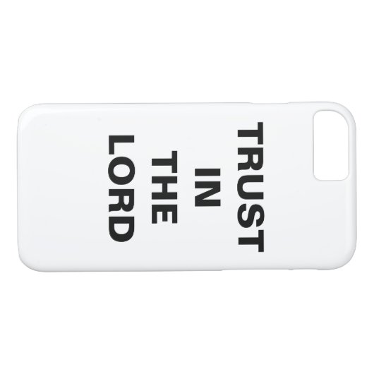 "Vertrauen in den Herrn" Inspiration Case-Mate iPhone Hülle (Rückseite (Horizontal))