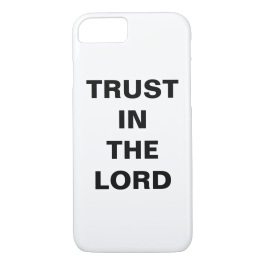 "Vertrauen in den Herrn" Inspiration Case-Mate iPhone Hülle (Rückseite)