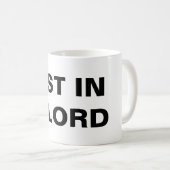 "Vertrauen in den Herrn" Inspiration Kaffeetasse (VorderseiteRechts)