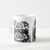 Vertrauen in den Herrn" Kaffeetasse (Vorderseite Links)