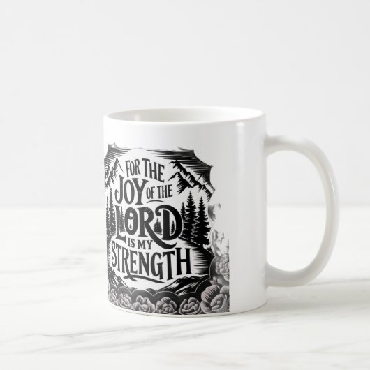 Vertrauen in den Herrn" Kaffeetasse (Rechts)