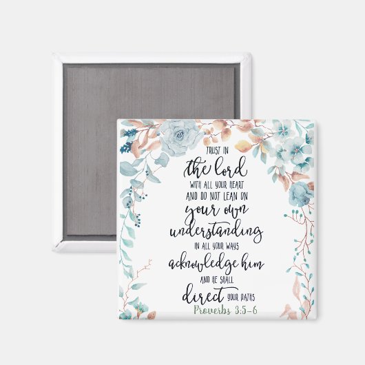 Vertrauen in den Herrn Magnet (Vorderseite/Rückseite)