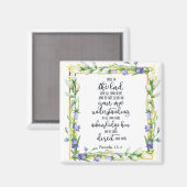 Vertrauen in den Herrn Magnet (Vorderseite/Rückseite)