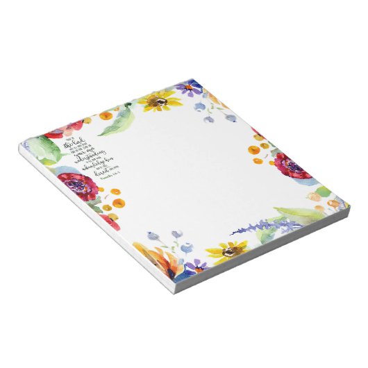 Vertrauen in den Herrn Notizblock (angewinkelt)